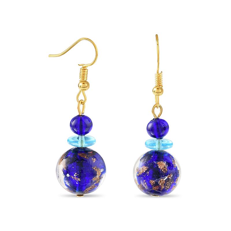 Murano Lapis Rosa Earrings